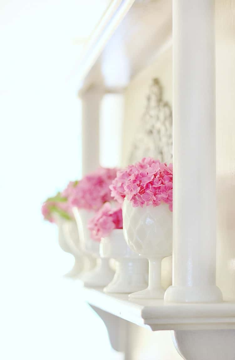 decorate with hydrangeas