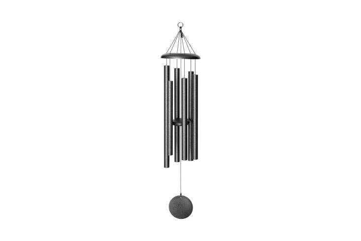 from wind river chimes, the corinthian bells 44-inch wind chime is a classic western-style chime available in a range of finishes. visit wind river chimes for a sample of the sound; $181 for the 44-inch size.