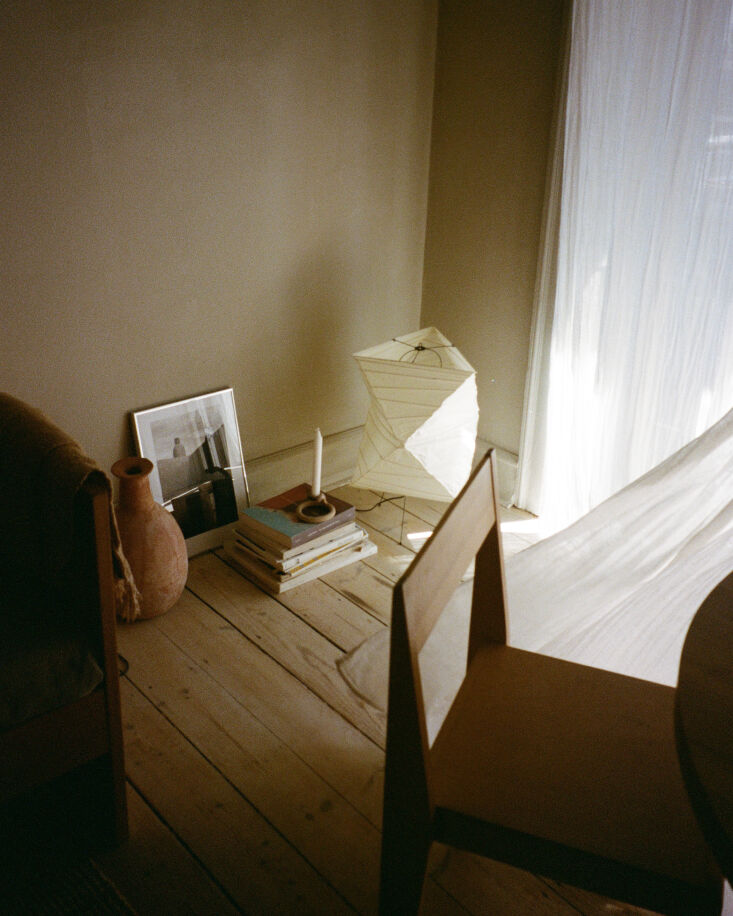 the couple appreciates the historic qualities that remain—original ceiling mo 20