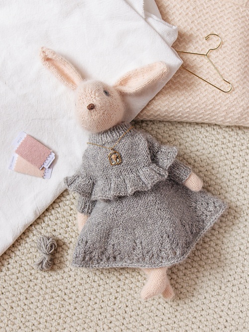 knitted miniature toy dress free patterns ⋆ bright stuffs