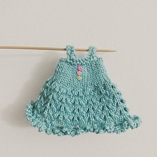 knitted miniature toy dress free patterns ⋆ bright stuffs
