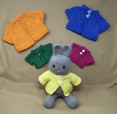 knitted miniature toy dress free patterns ⋆ bright stuffs