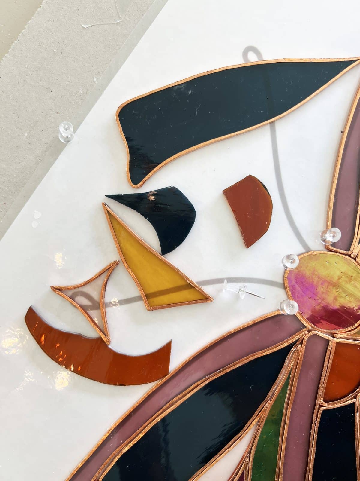 free stained glass butterfly pattern