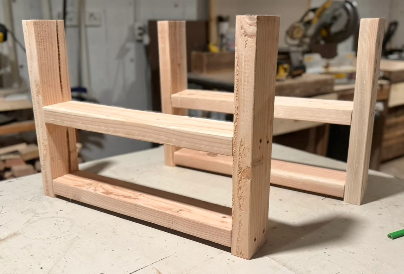 modern fence picket planter or raised bed – multiple sizes – free diy plans 34 legs