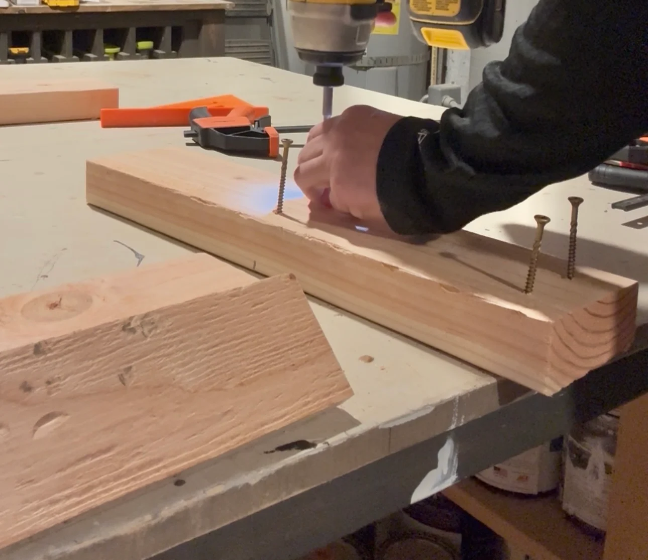 modern fence picket planter or raised bed – multiple sizes – free diy plans 33 pre start screws