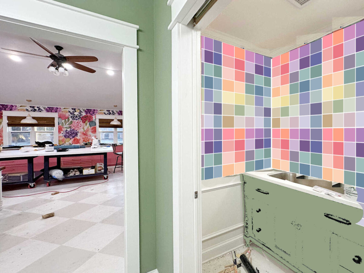 studio bathroom progress and three new wall design options 35 studio bathroom progress and three new wall design options