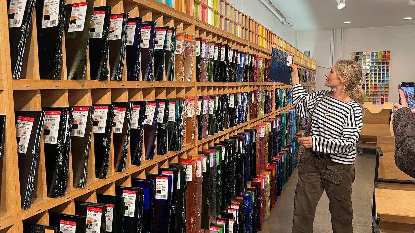 guest cottage bathroom update: building our stained glass doors