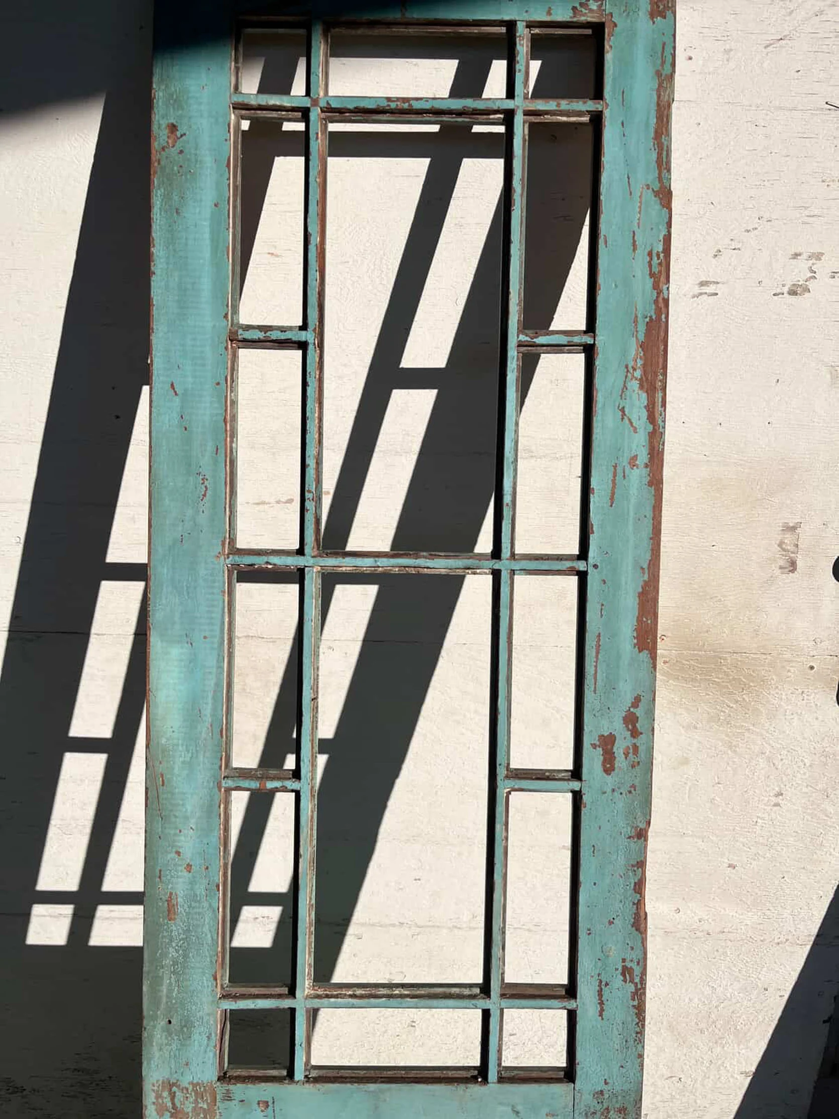 guest cottage bathroom update: building our stained glass doors