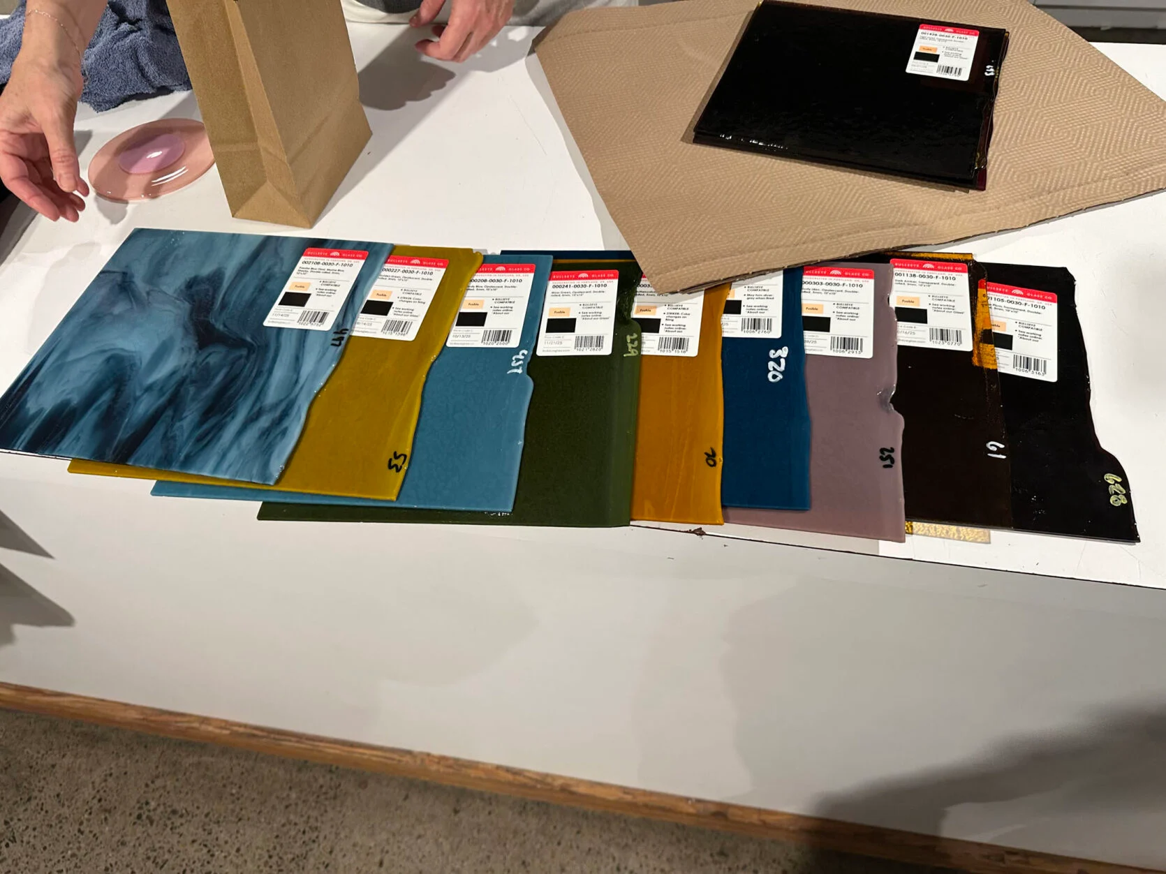 guest cottage bathroom update: building our stained glass doors