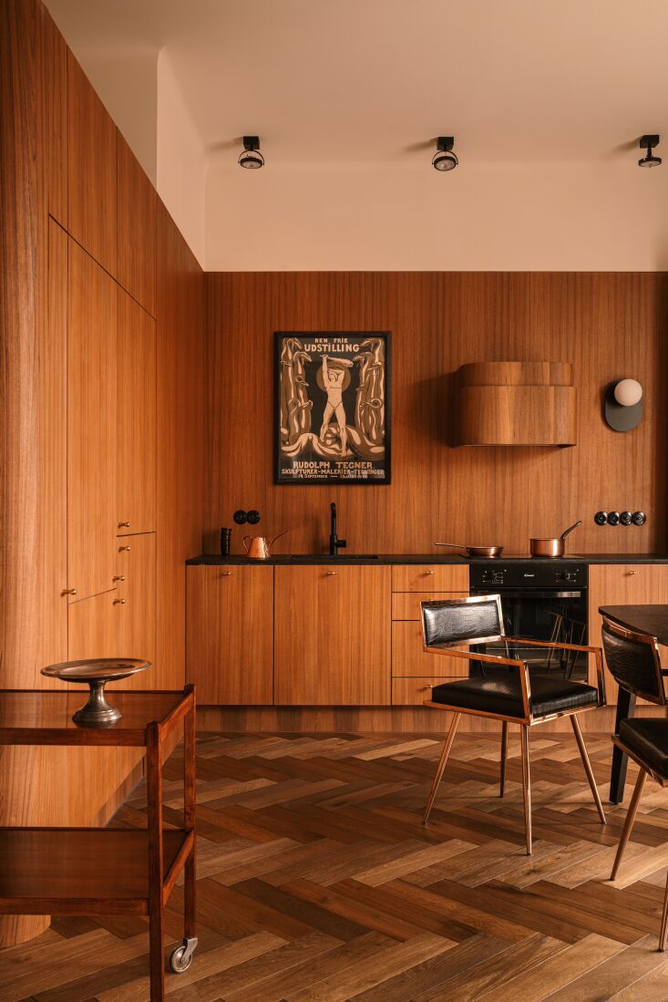 in an apartment of many elegant moments, the artful eat in kitchen might be the 18