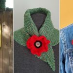 9 Creative Poppy Wearables Free Knitting Patterns ⋆ Bright Stuffs