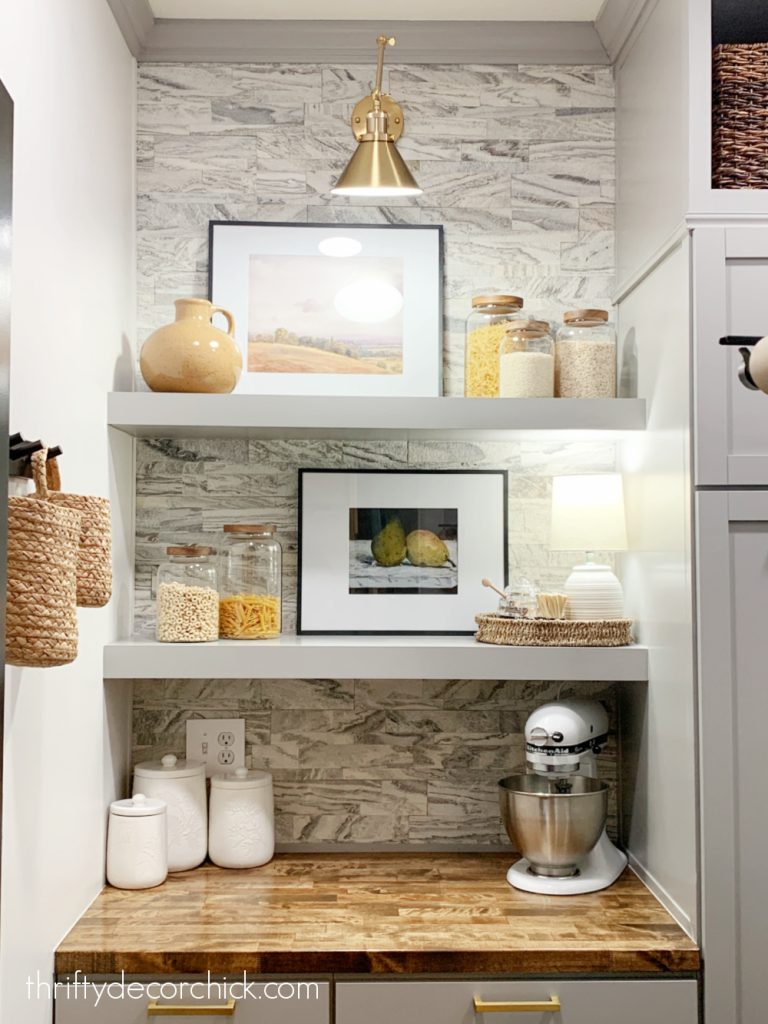 How to Remove STICKY Peel & Stick Tile {& My Replacement!} | Thrifty Decor Chick