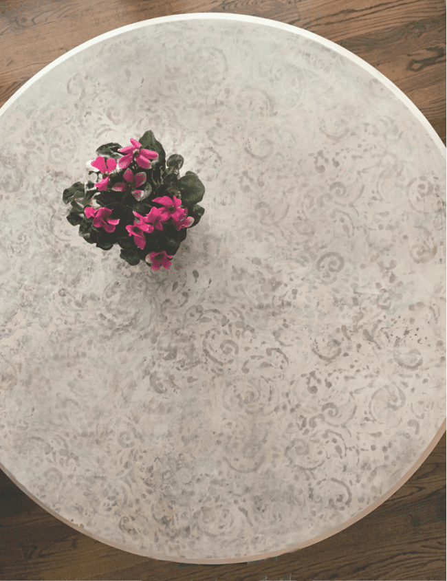 how to creat a faux antique finish with patterned patina