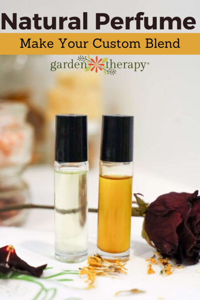 make your own natural perfume blend—romantic and fresh recipes! 24 pin image for natural perfume blends