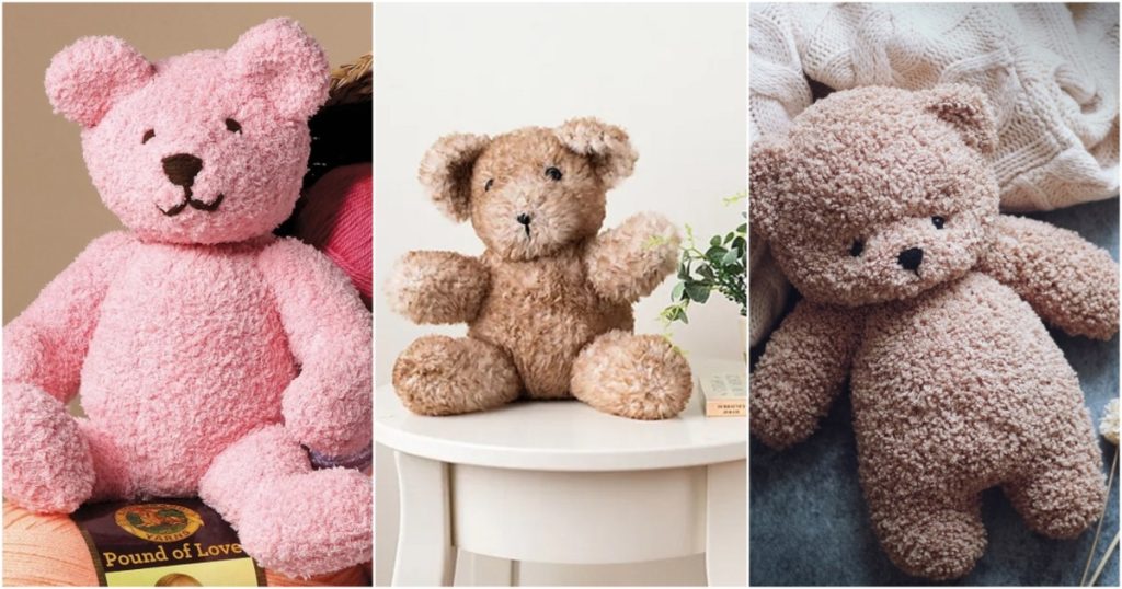 11 Fat Teddy Bear Free Knitting Patterns ⋆ Bright Stuffs