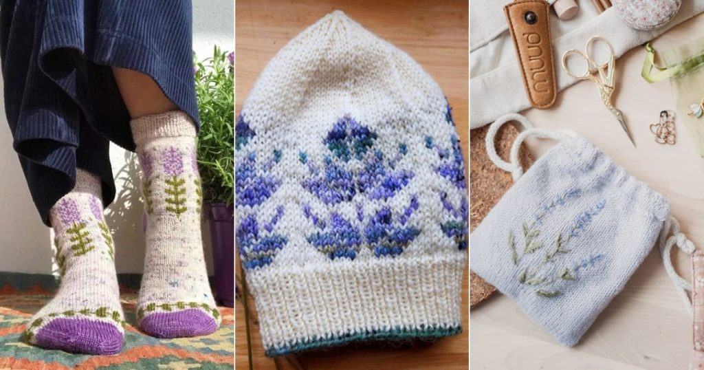 Unique Lavender Free Knitting Patterns ⋆ Bright Stuffs