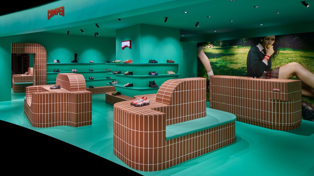 Penadés creates “archipelago” of objects for Tokyo Camper store