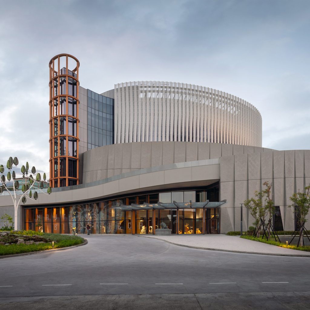 KPF wraps waste incineration plant with spiralling terrace in Taiwan