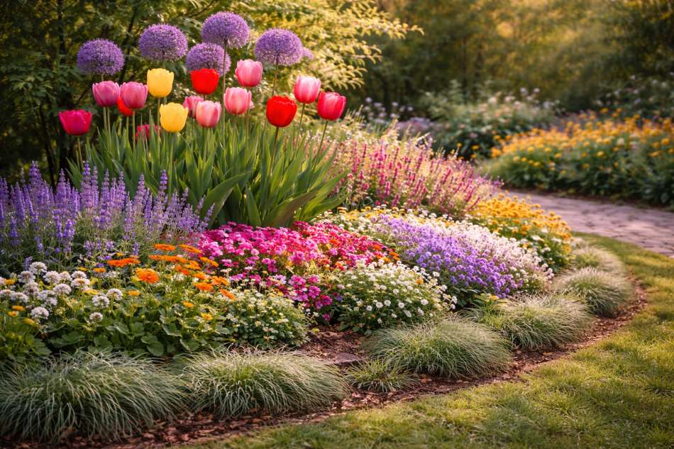 26 beautiful spring flower bed ideas for your garden 63 26 beautiful spring flower bed ideas for your garden