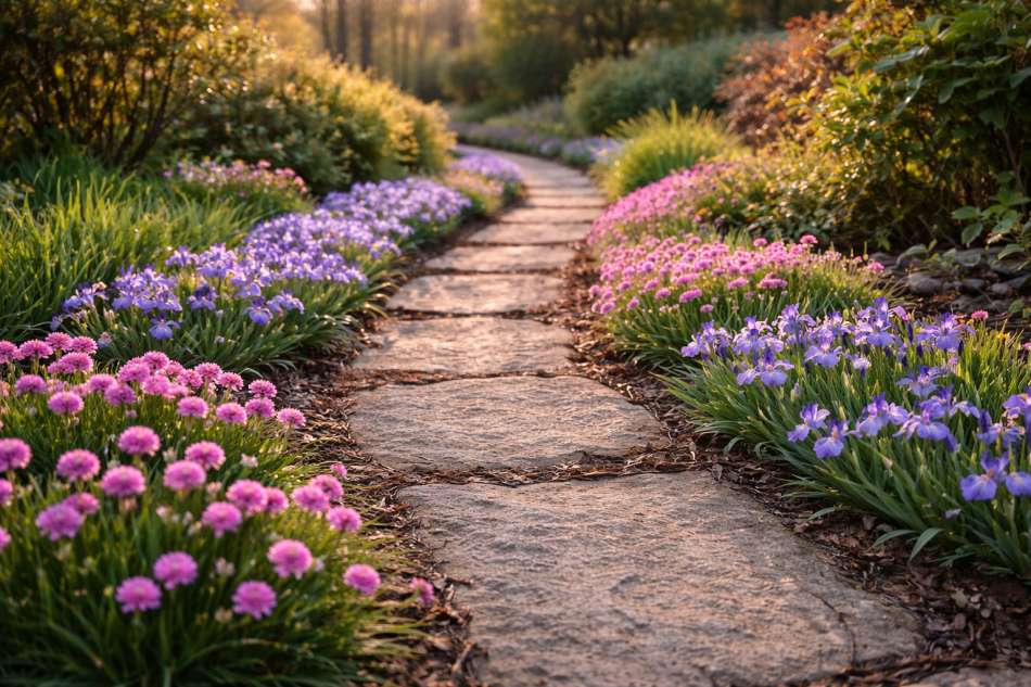 26 beautiful spring flower bed ideas for your garden 74 pathway lining spring flower bed