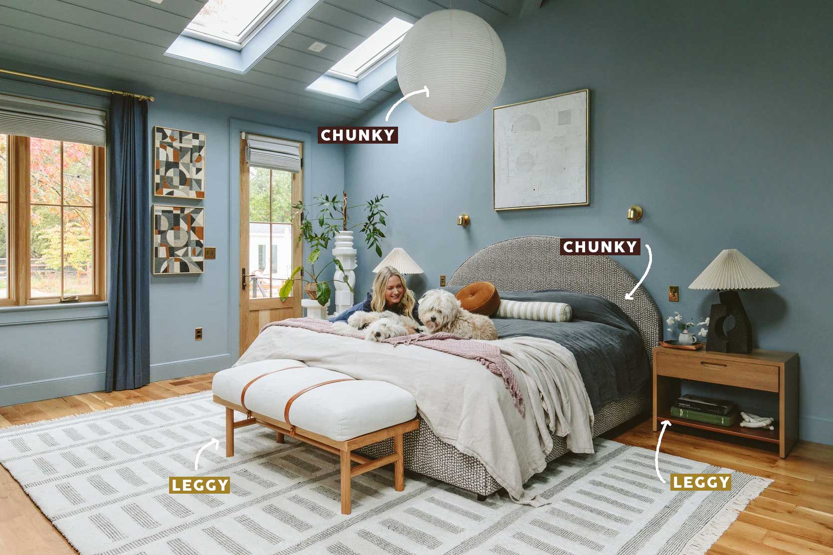 leggy chunky furniture