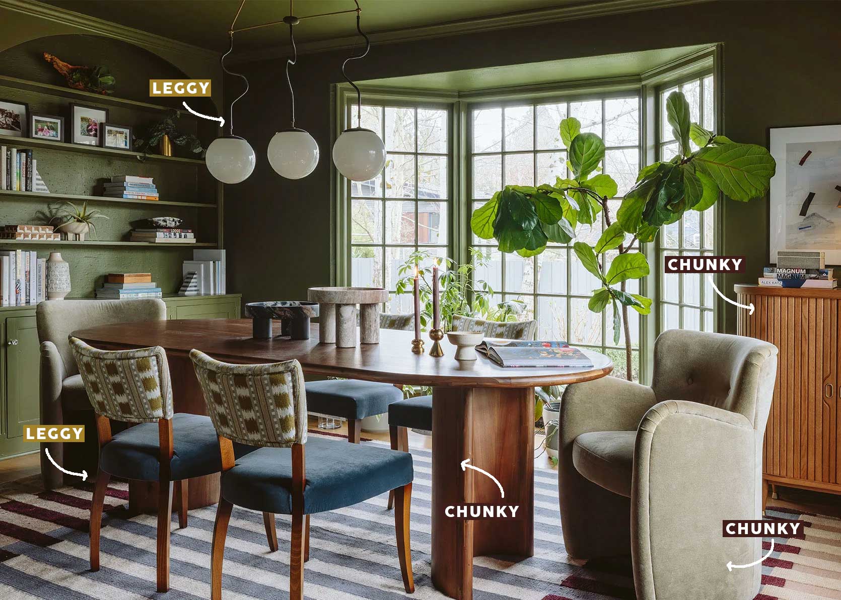 leggy chunky furniture