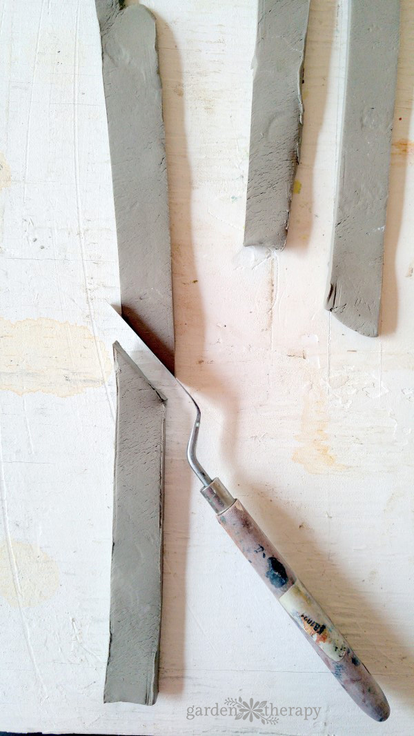 how to make clay plant stakes step (4)