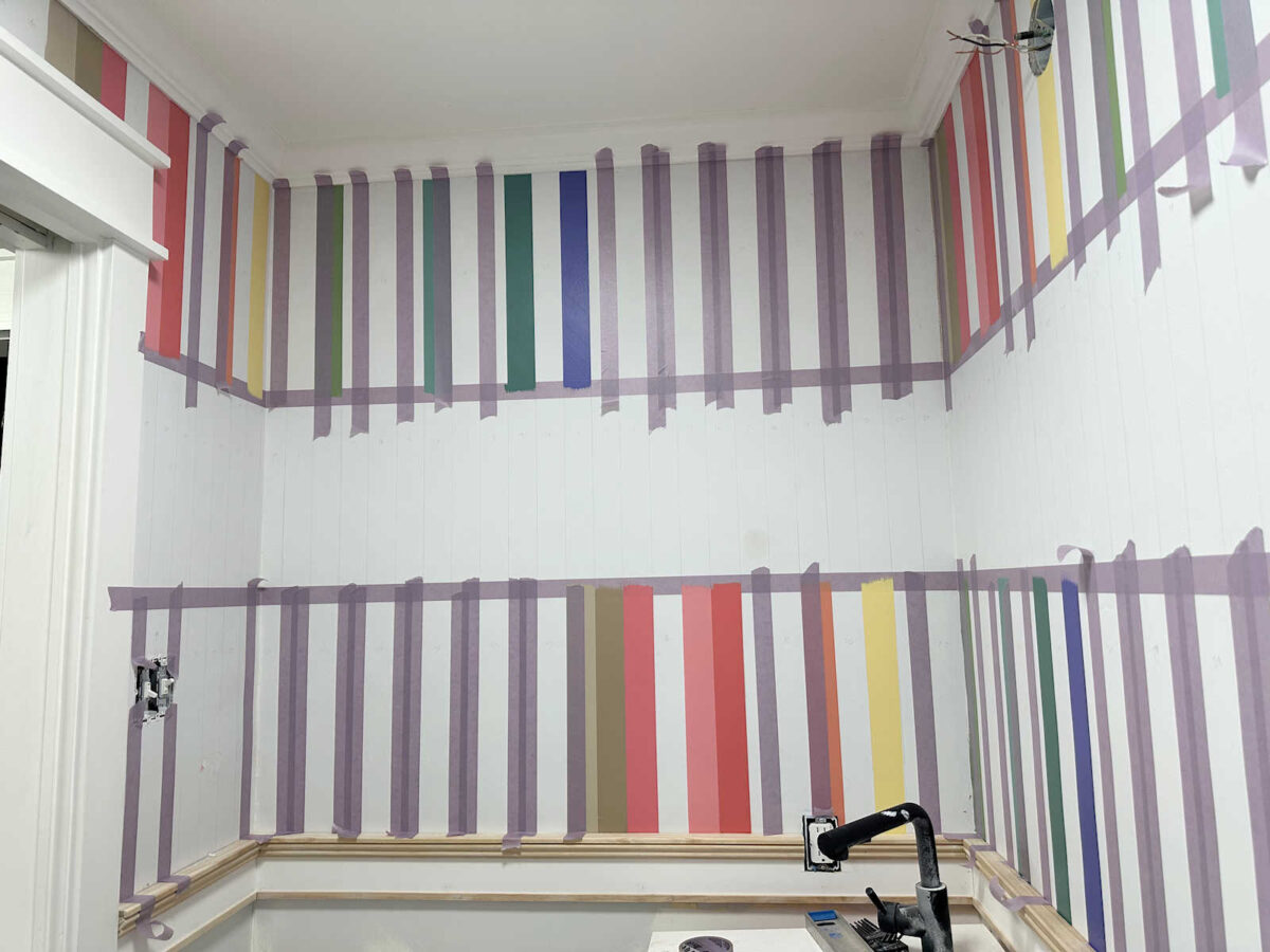 studio bathroom progress