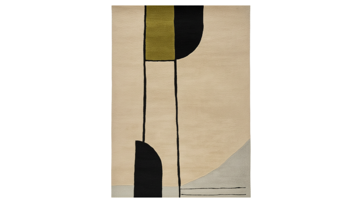 color cut space hand tufted rug 1