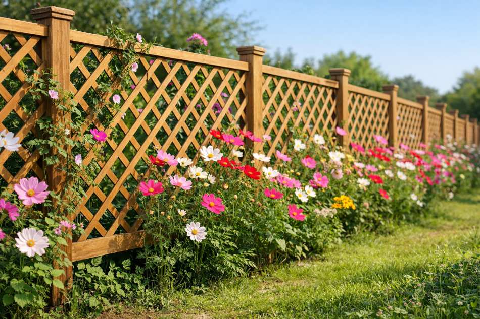 diy cheap fence