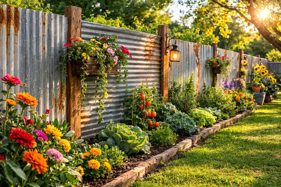 diy cheap fence