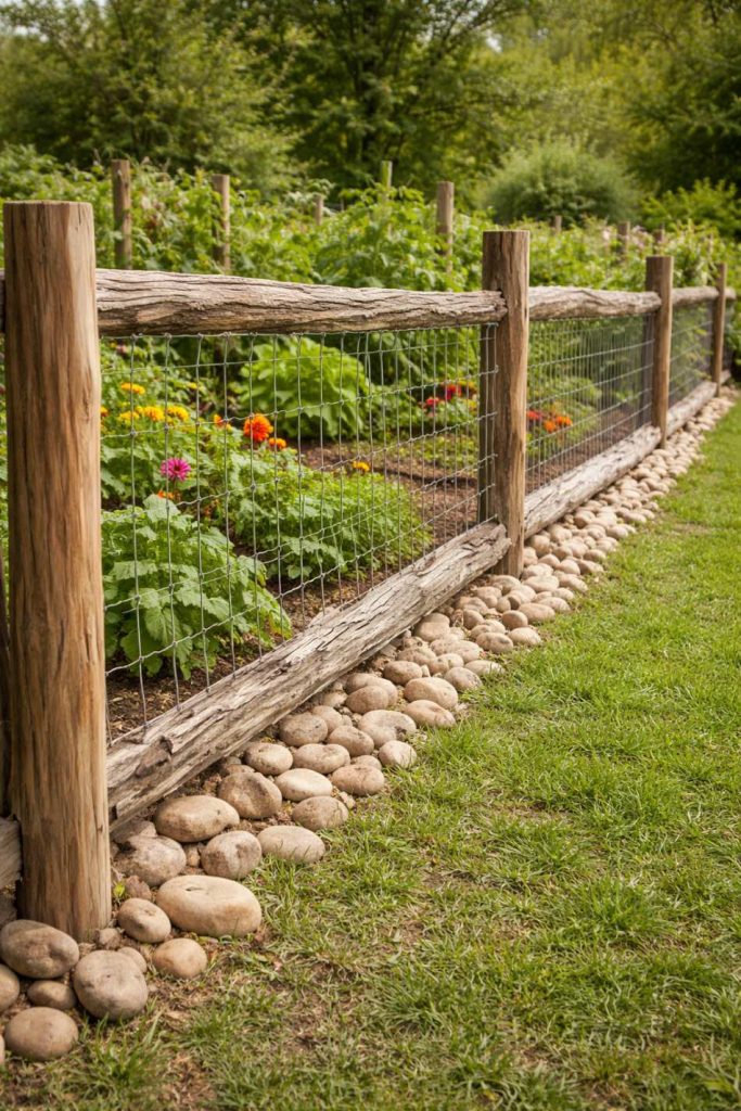 diy cheap fence