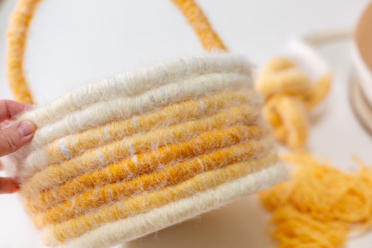 diy easter basket from scratch