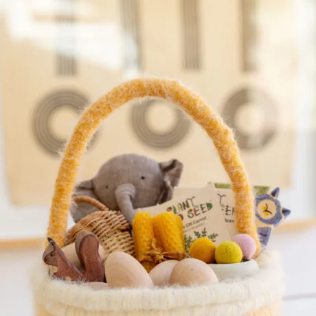 diy easter basket from scratch