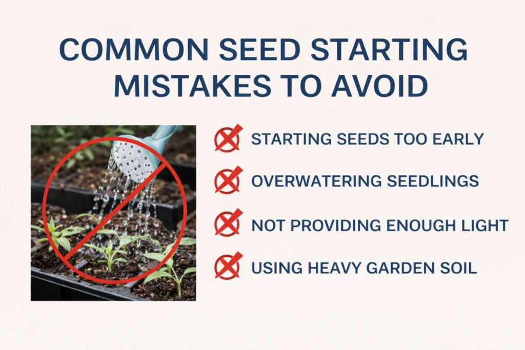 when to start planting seeds indoors?