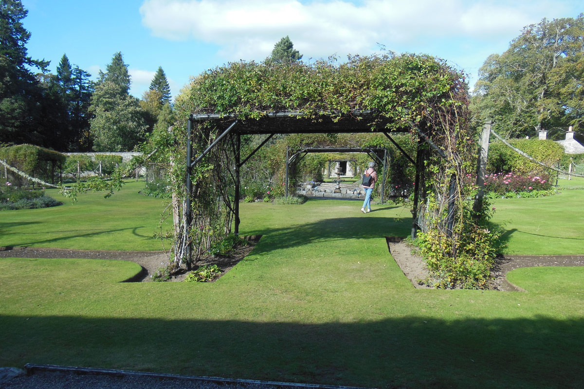 large arch garden entrance