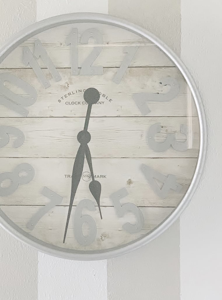 hallway makeover clock