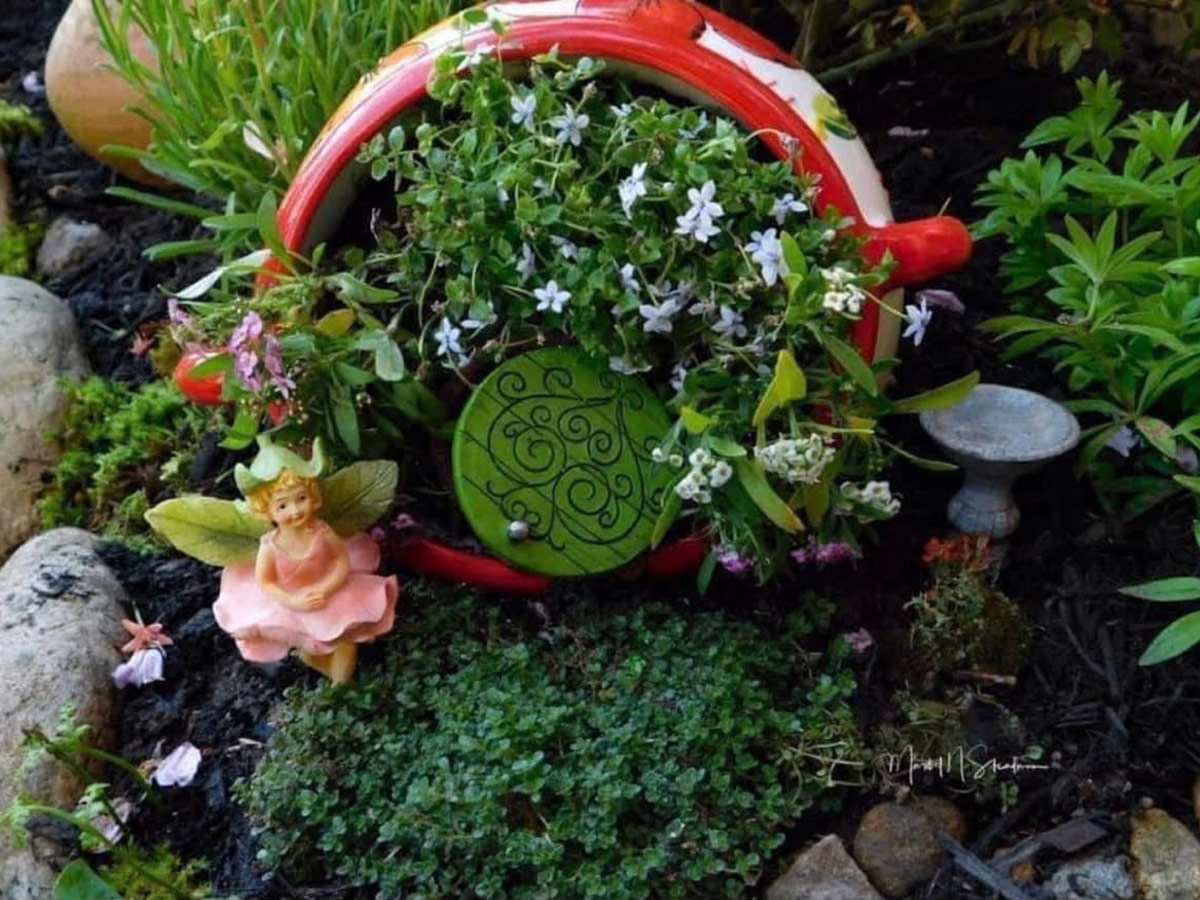 whimsical garden art