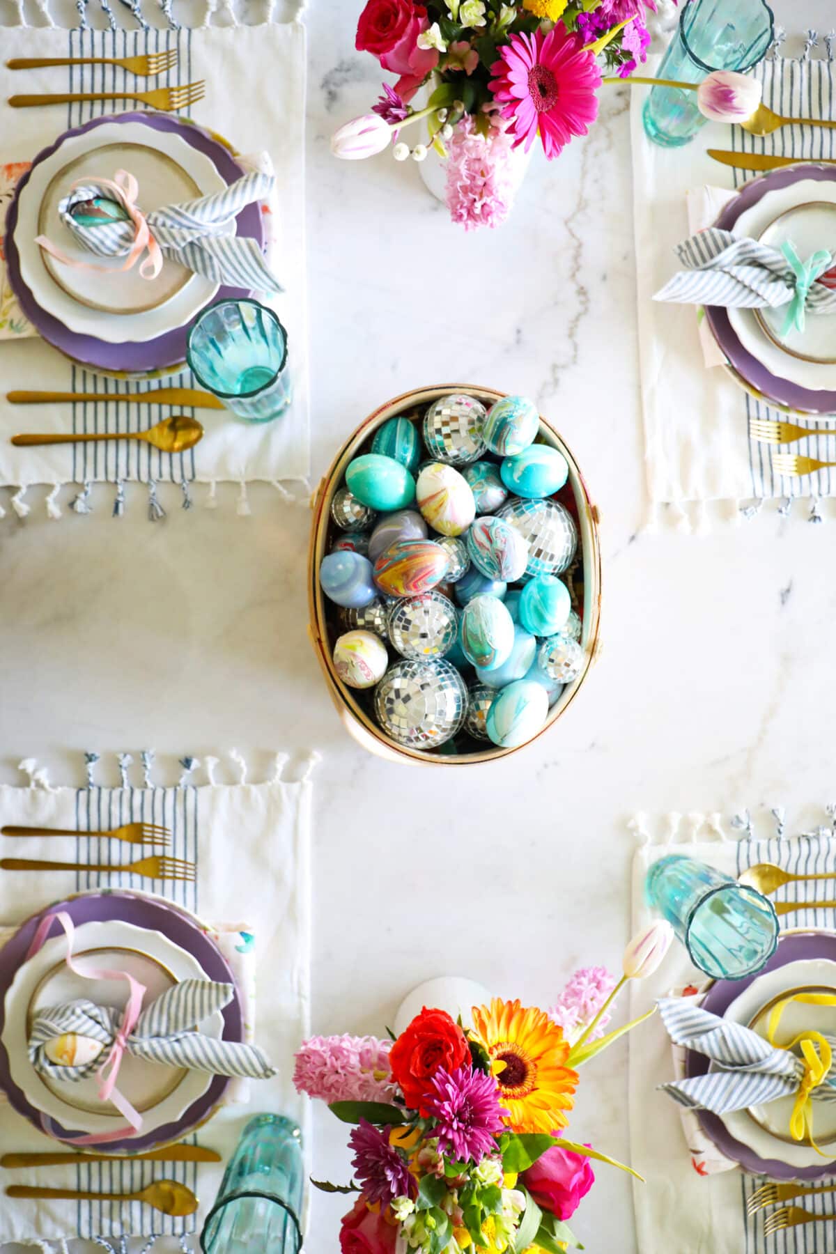 easy easter table inspiration - the handmade home 1 easy easter table