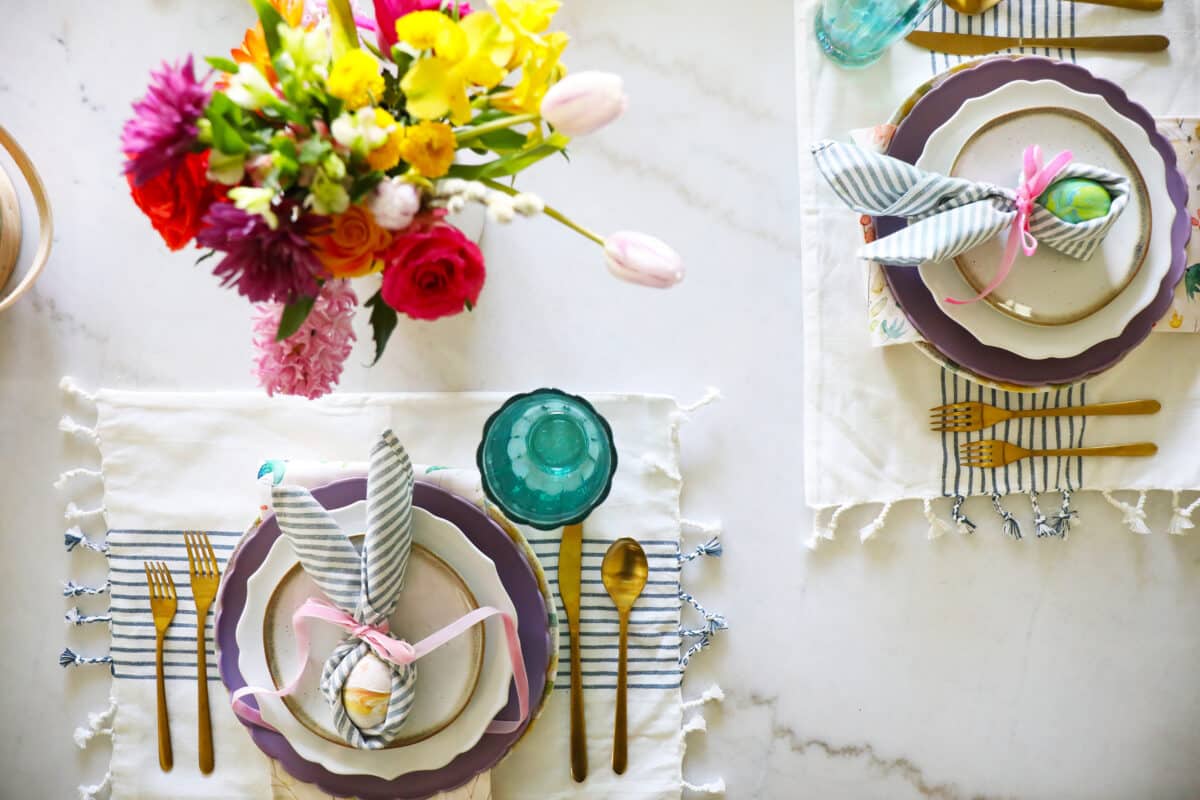 easy easter table inspiration - the handmade home 6 easy easter table