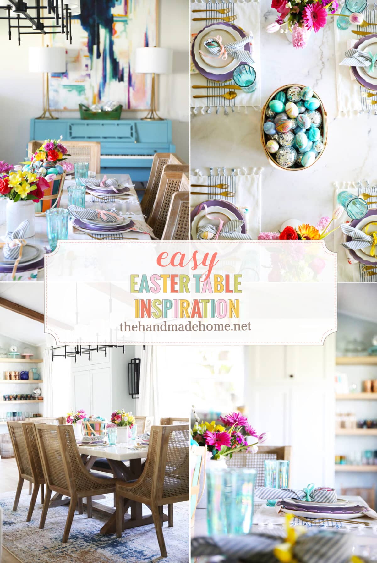 easy easter table inspiration - the handmade home 17 easy easter table