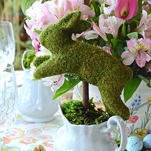 botanical leaf imprint easter eggs