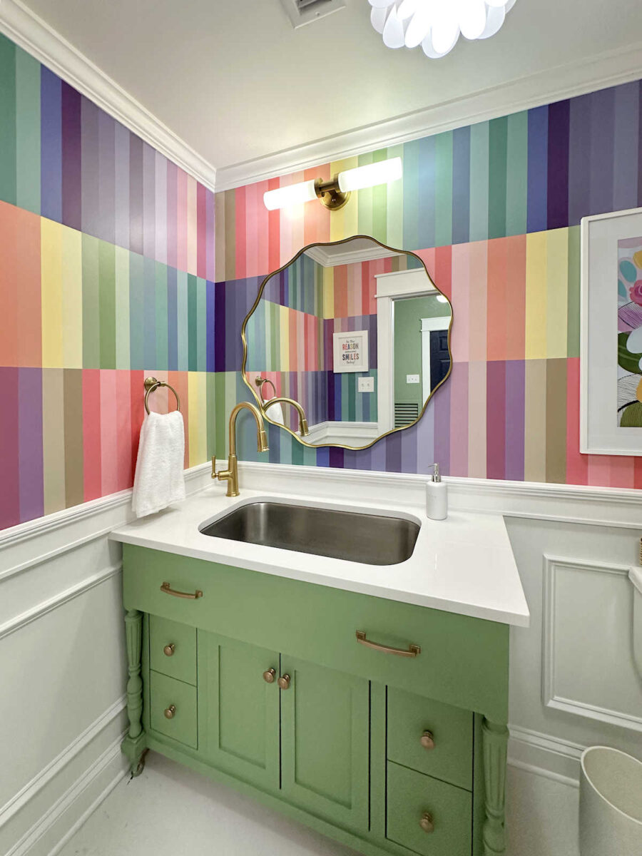 studio half bathroom - finished! (before and after) 9 studio half bathroom