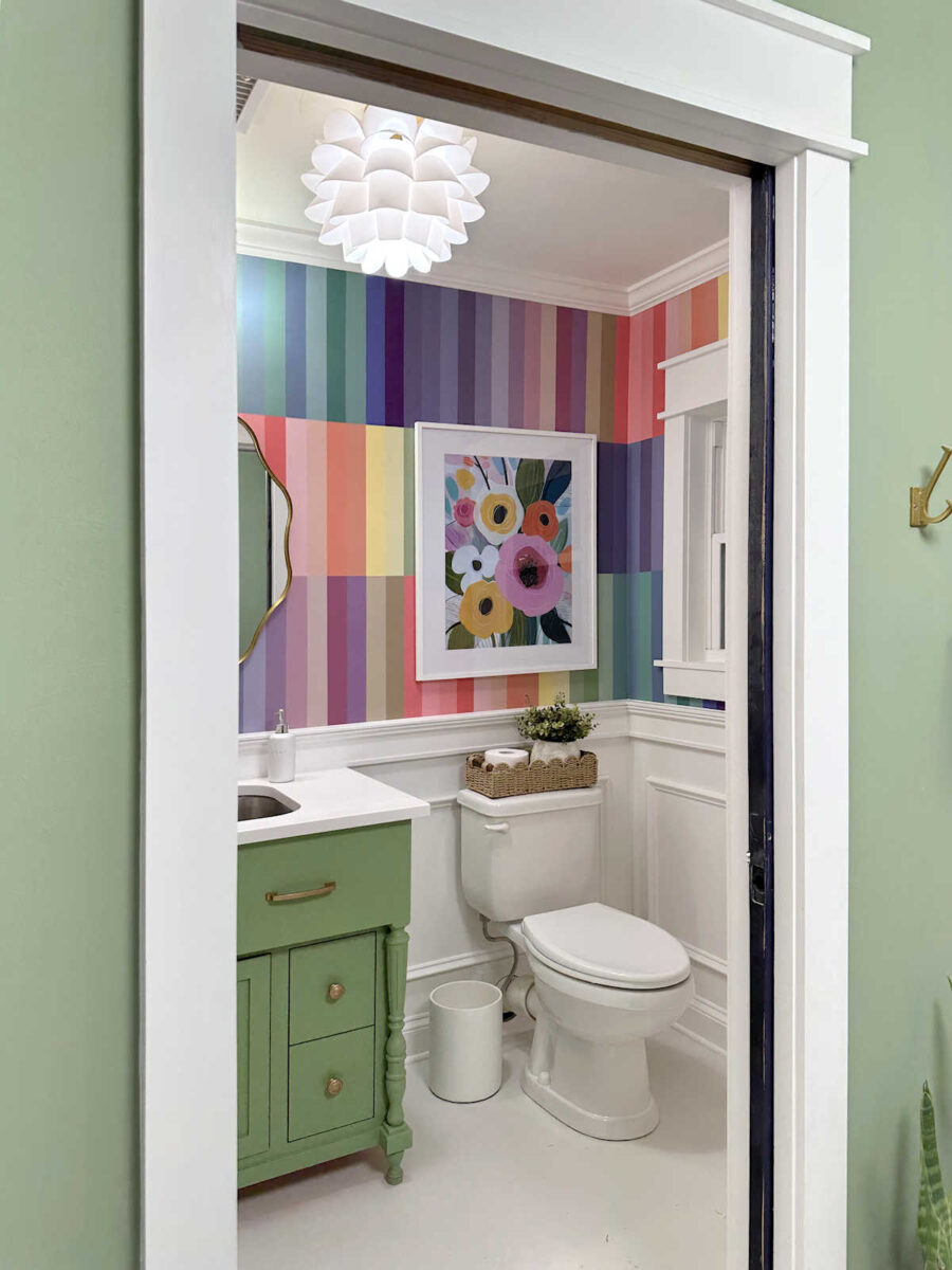 studio half bathroom - finished! (before and after) 13 studio half bathroom