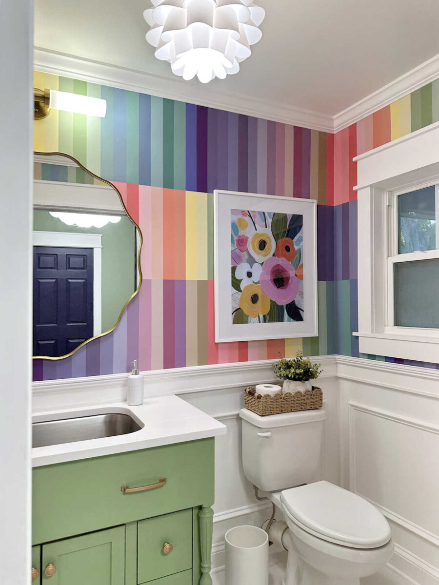 studio half bathroom - finished! (before and after) 23 studio half bathroom