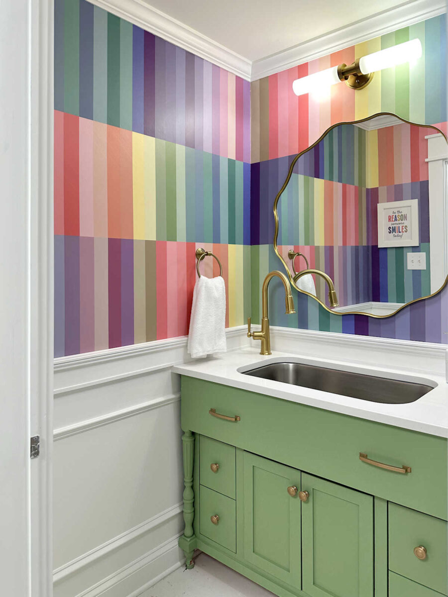 studio half bathroom - finished! (before and after) 18 studio half bathroom