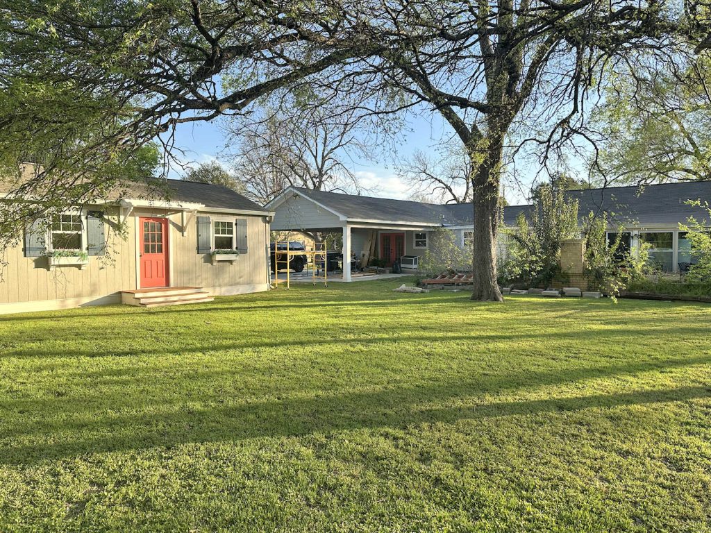 A Rare Look At The Back Of Our House (And Interim Plans)