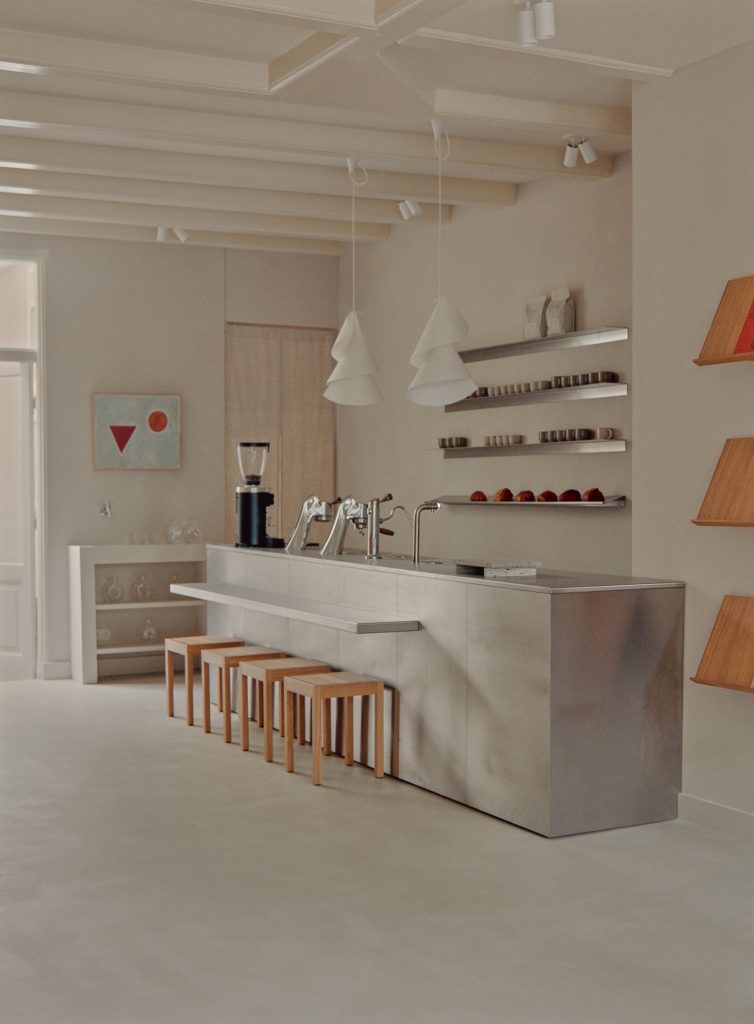 An Amsterdam Gallery Design Shop and Cafe designed by Atelier Axo