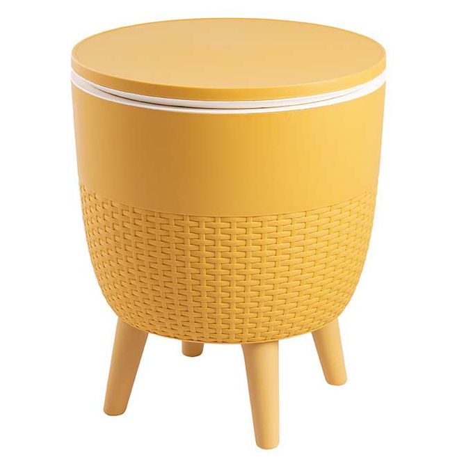 lagoon cancun resin outdoor 2-in-1 side table and cooler &amp; reviews | wayfair