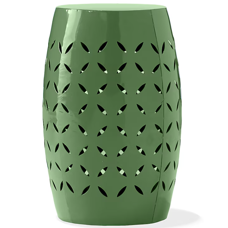 christopher knight home green iron lace accent table